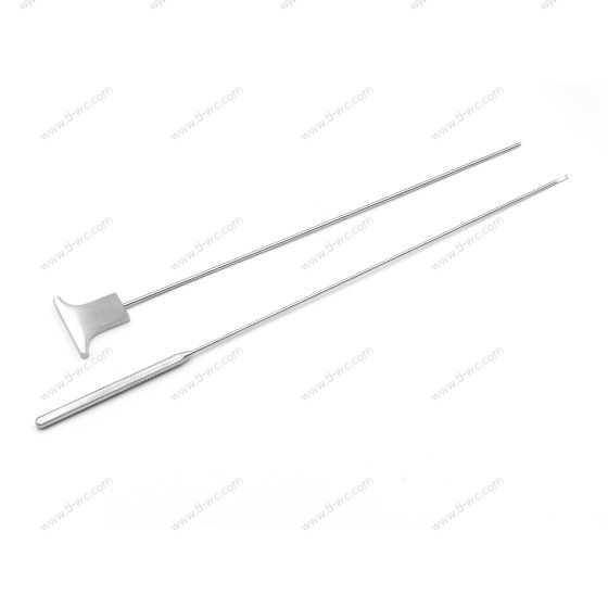 Endoscopic spinal surgery instruments, endoscopic bone chisel